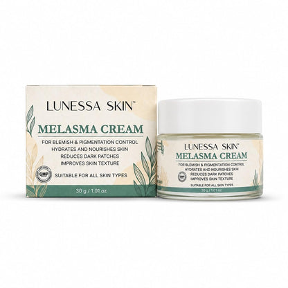 Melasma Cream for Face Dark Spot & Hyperpigmentation Cream Blemish & Pigmentation Control Hydrates & Nourishes Skin Improves Skin Texture 30g